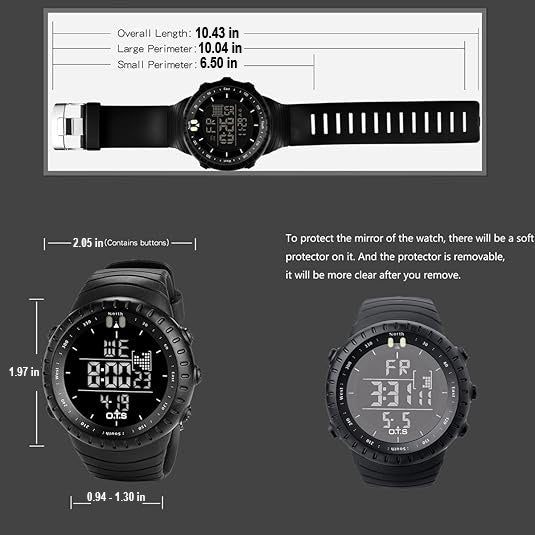 Henry Rugged Digital Sports Watch for Outdoors