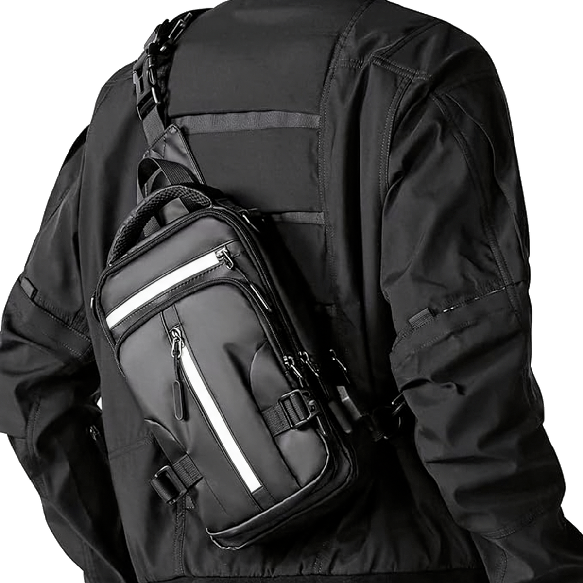 UrbanLite Compact Crossbody Sling Backpack for Travel