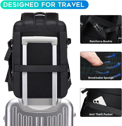 Avery Expandable 26-45L Travel Backpack and Duffle