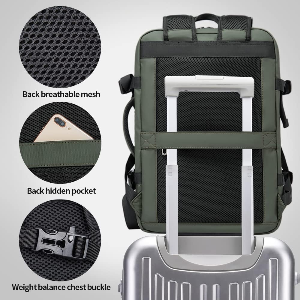 Avery Expandable 26-45L Travel Backpack and Duffle