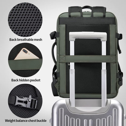 Avery Expandable 26-45L Travel Backpack and Duffle