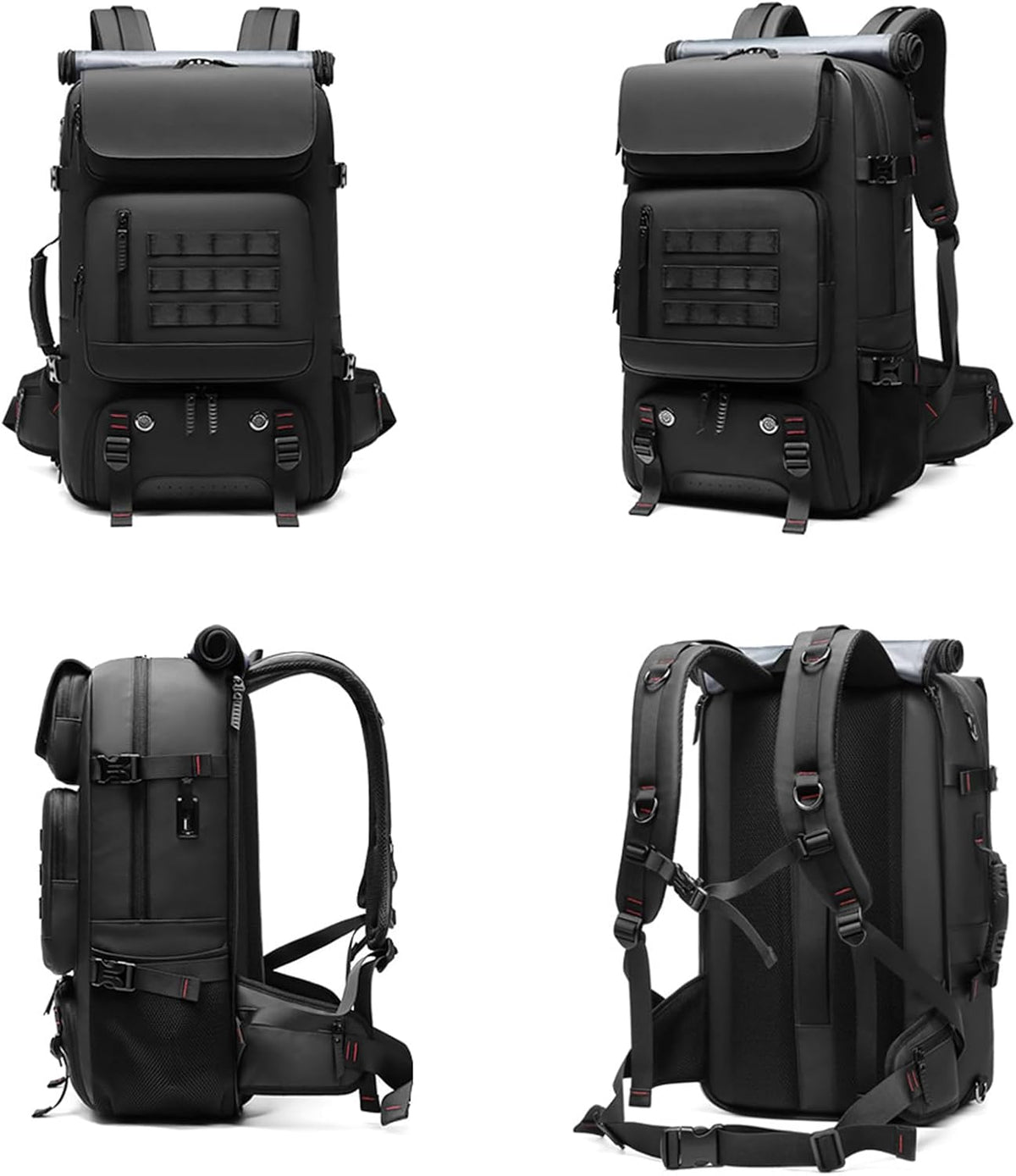 Blake 50L Convertible Travel Backpack with Shoe Section