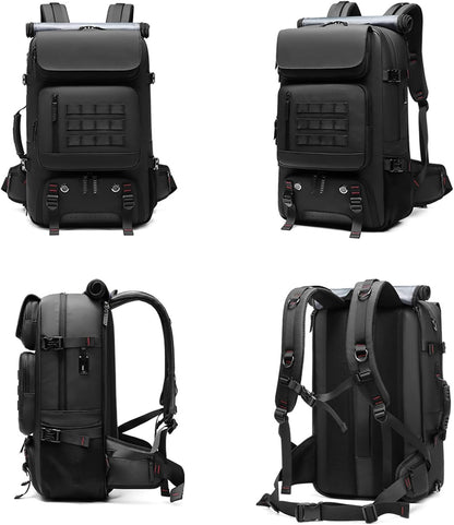 Blake 50L Convertible Travel Backpack with Shoe Section