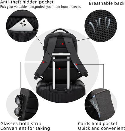 Rory Water-Resistant 17-Inch Laptop Travel Backpack