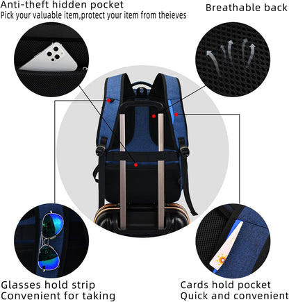 Rory Water-Resistant 17-Inch Laptop Travel Backpack