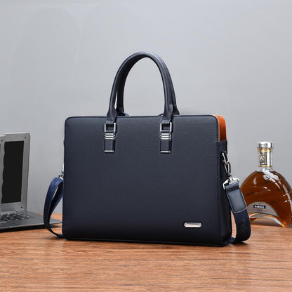 Morgan Genuine Leather Laptop Briefcase for Work