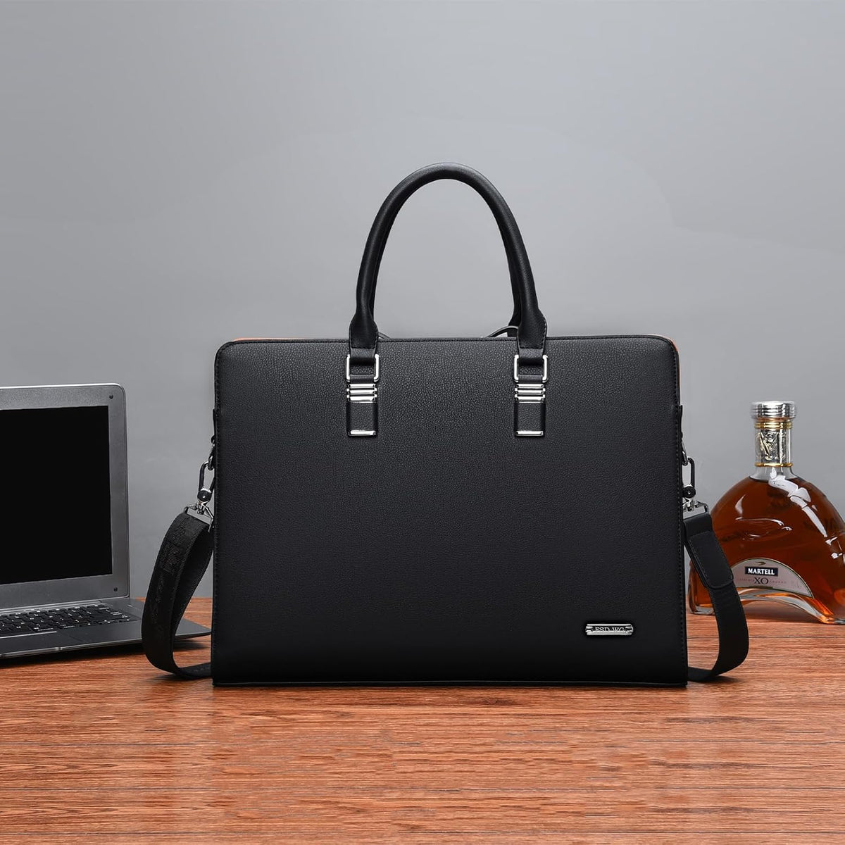Morgan Genuine Leather Laptop Briefcase for Work