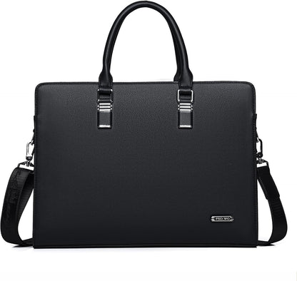 Morgan Genuine Leather Laptop Briefcase for Work