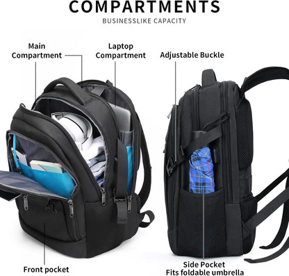 Rory Water-Resistant 17-Inch Laptop Travel Backpack