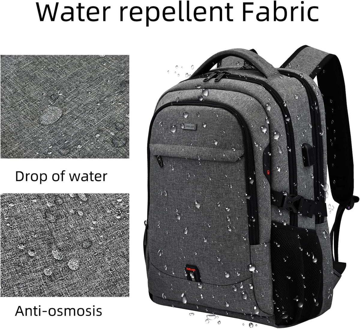 Rory Water-Resistant 17-Inch Laptop Travel Backpack