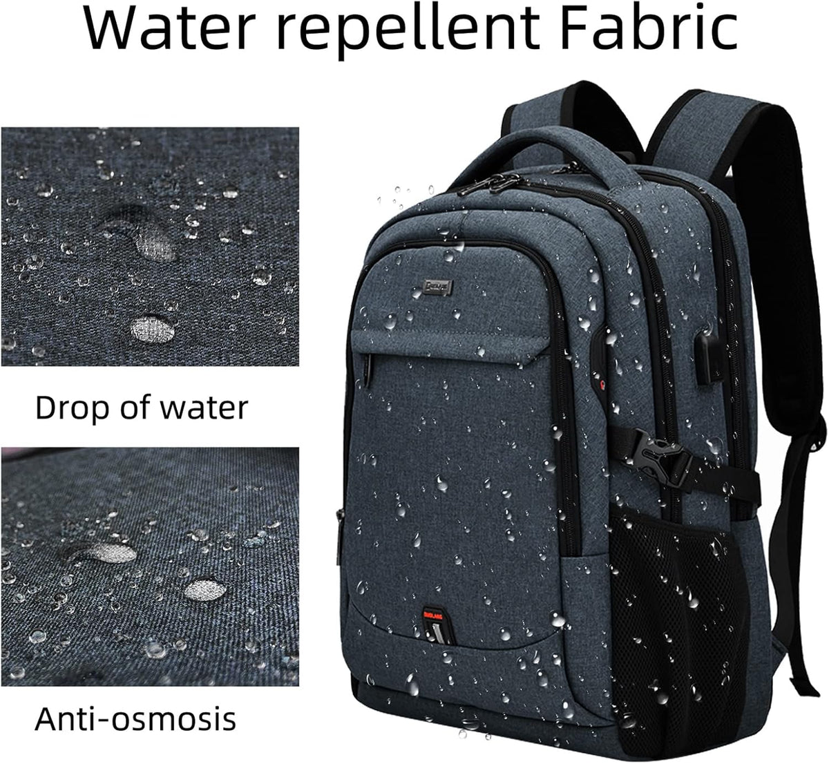 Rory Water-Resistant 17-Inch Laptop Travel Backpack