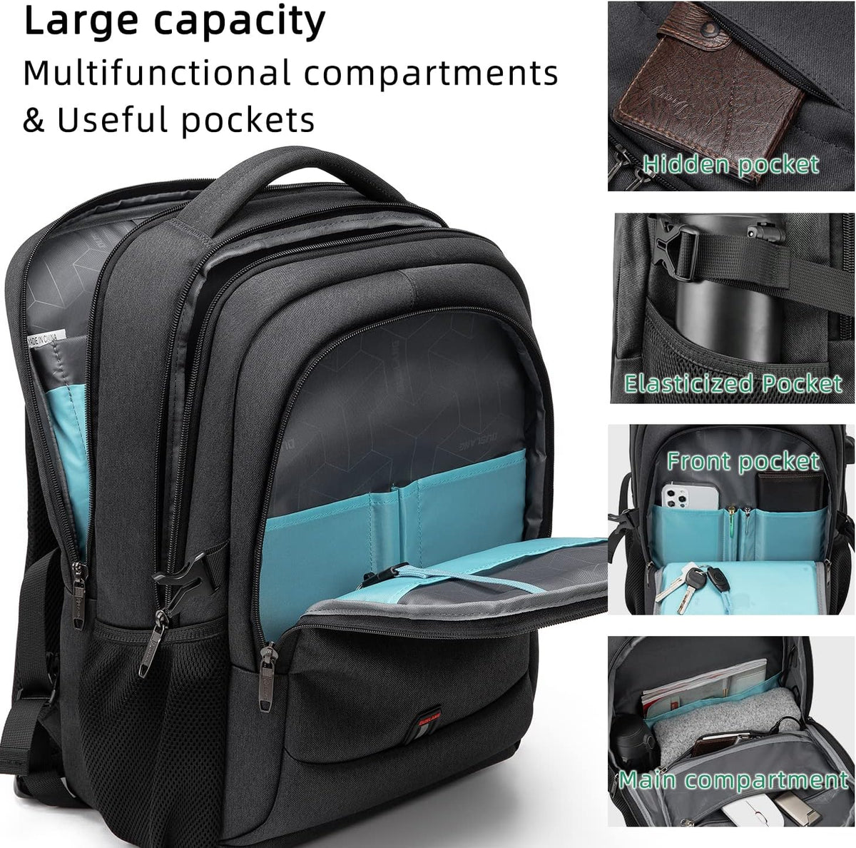 Rory Water-Resistant 17-Inch Laptop Travel Backpack
