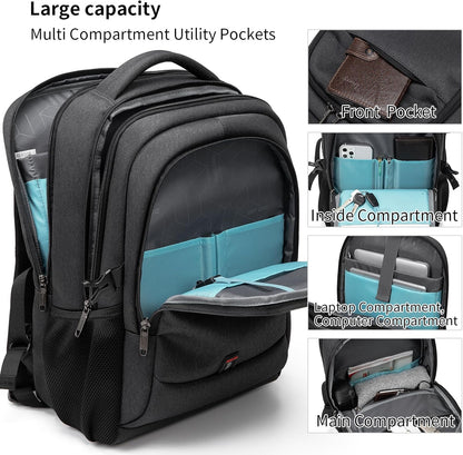Rory Water-Resistant 17-Inch Laptop Travel Backpack