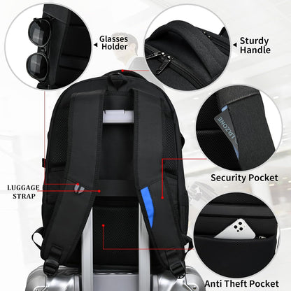 Rory Water-Resistant 17-Inch Laptop Travel Backpack