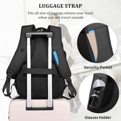 Rory Water-Resistant 17-Inch Laptop Travel Backpack