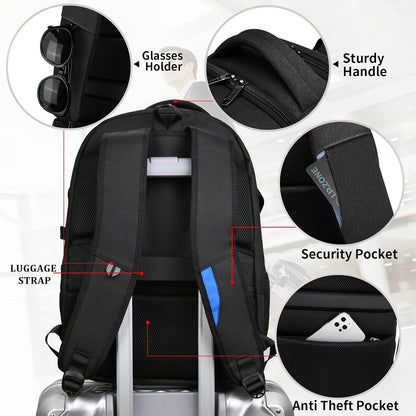 Rory Water-Resistant 17-Inch Laptop Travel Backpack