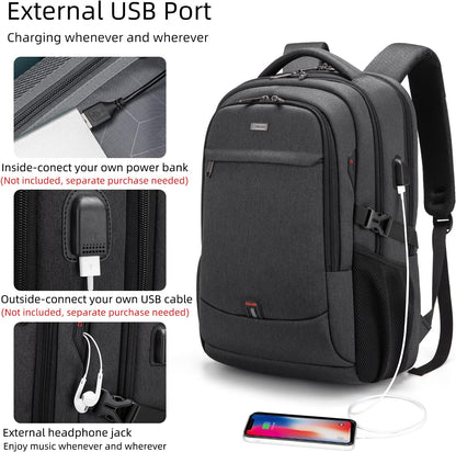 Rory Water-Resistant 17-Inch Laptop Travel Backpack
