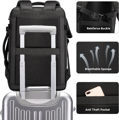 Avery Expandable 26-45L Travel Backpack and Duffle