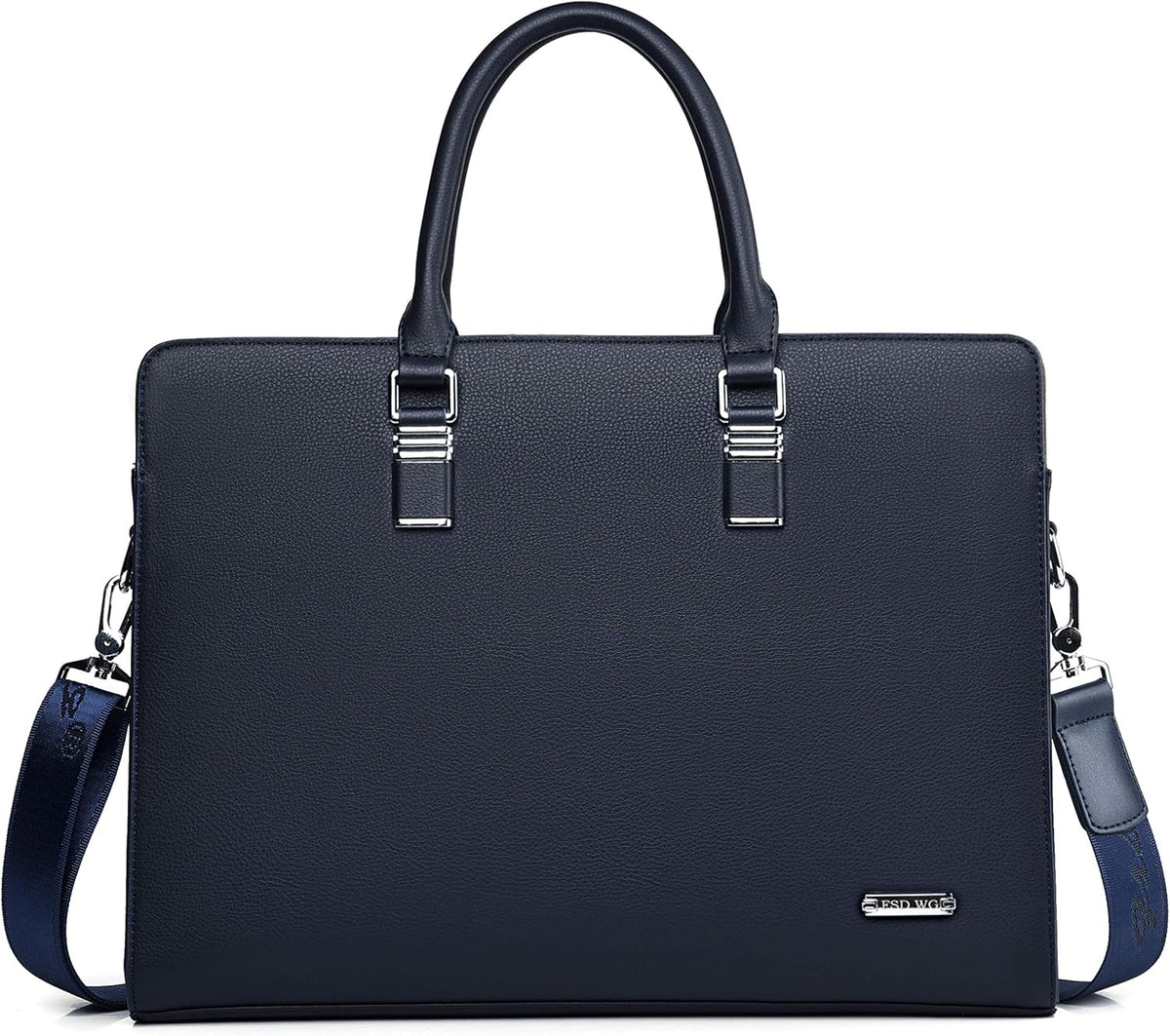 Morgan Genuine Leather Laptop Briefcase for Work