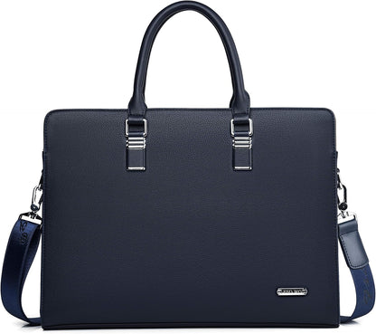 Morgan Genuine Leather Laptop Briefcase for Work