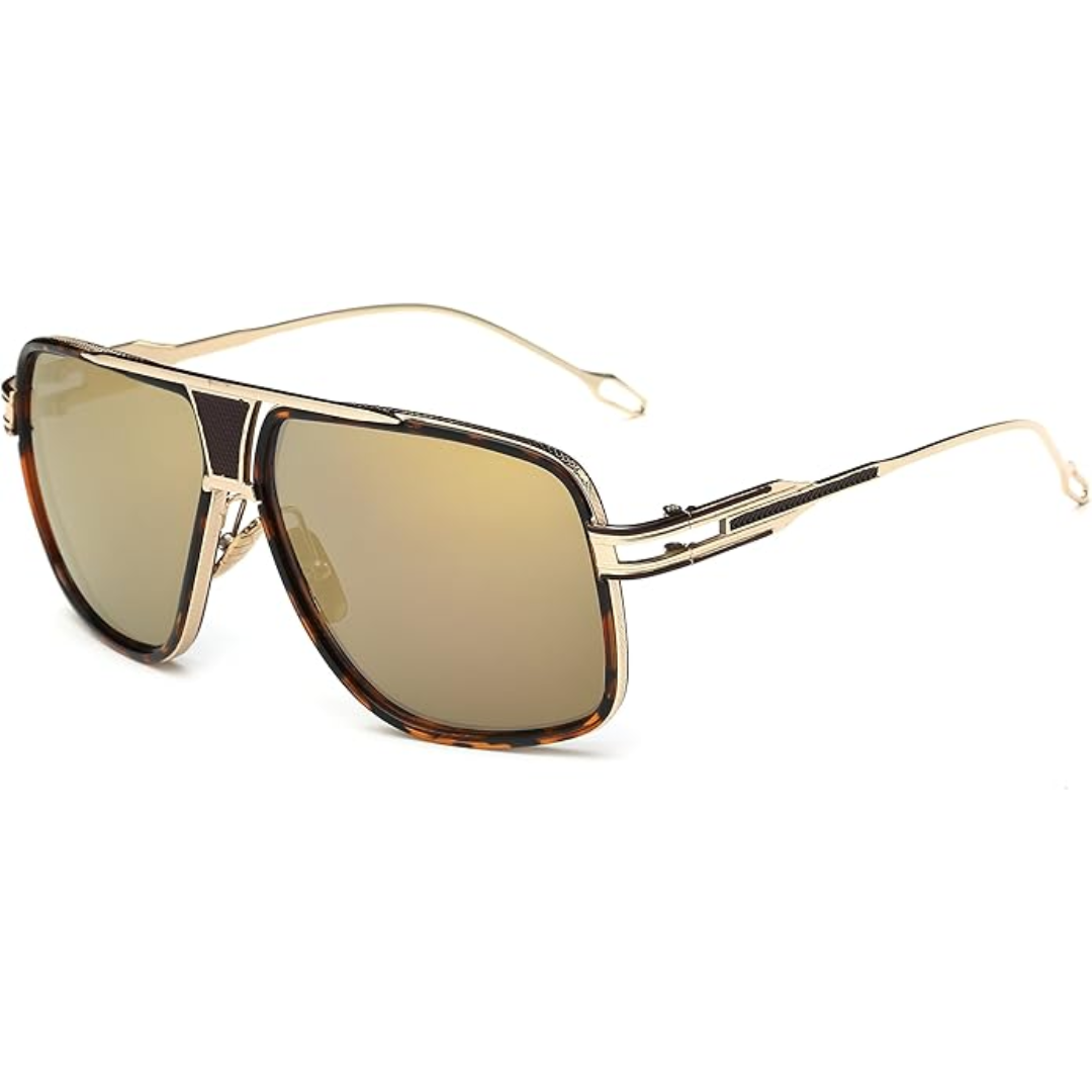 Jimmy Classic Aviator Sunglasses for Men with Case