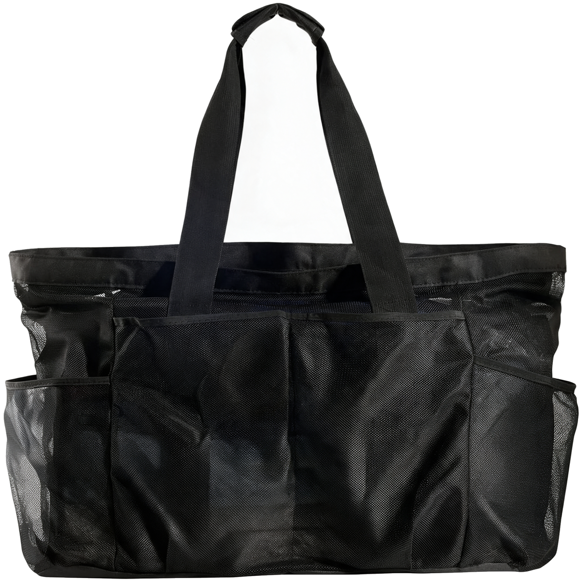 Marina Extra-Large Mesh Beach Tote Set with Zip