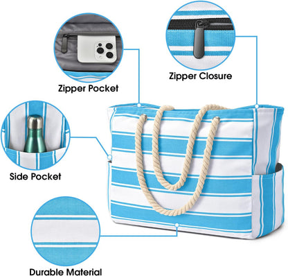 SandAway Oversized Sandproof Beach Tote for Holidays