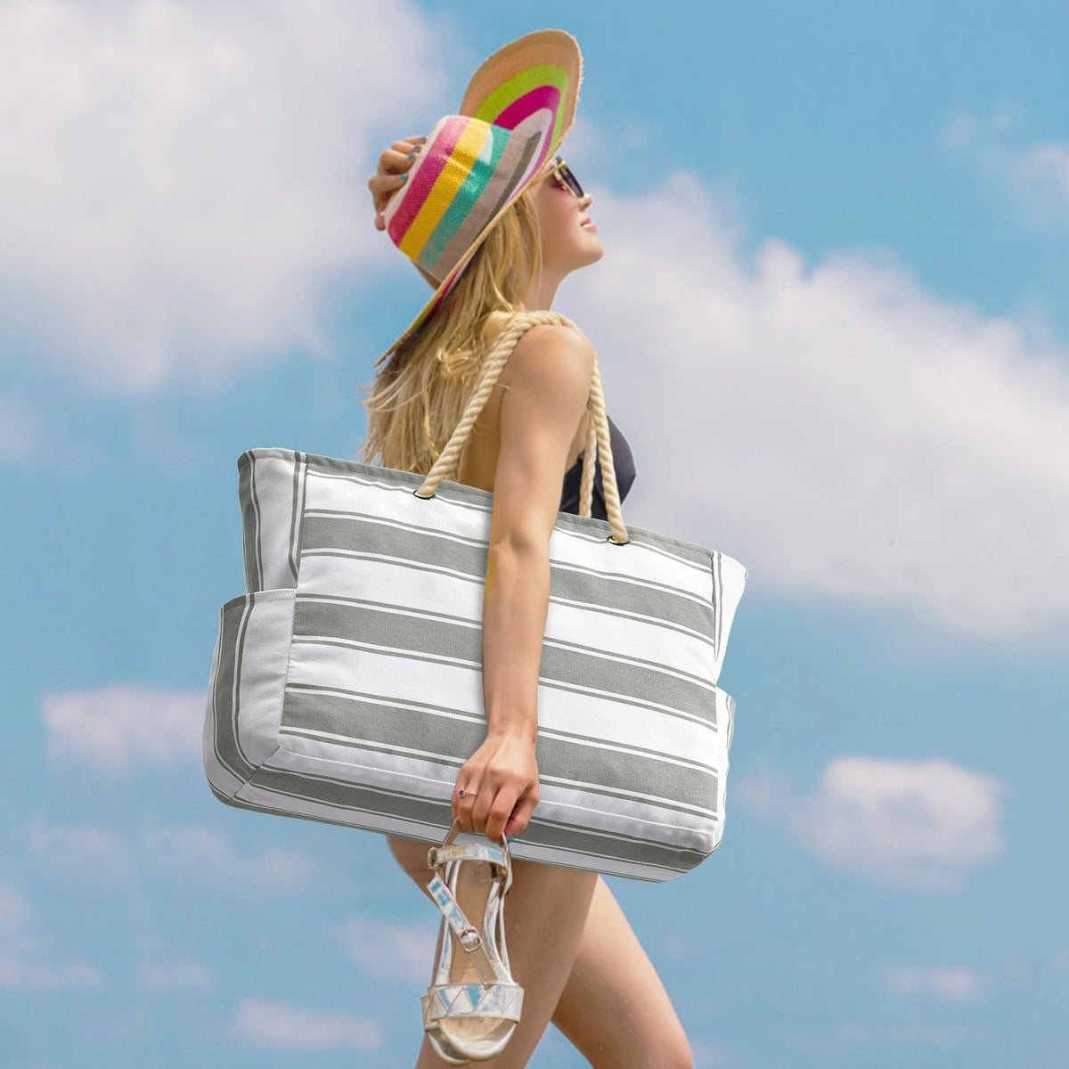 SandAway Oversized Sandproof Beach Tote for Holidays