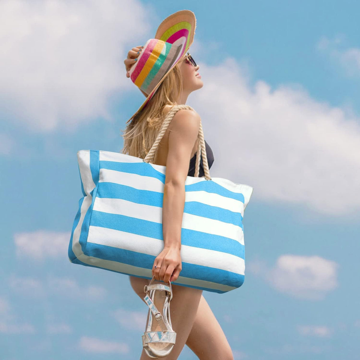 SandAway Oversized Sandproof Beach Tote for Holidays