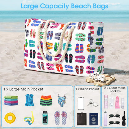 SandAway Oversized Sandproof Beach Tote for Holidays