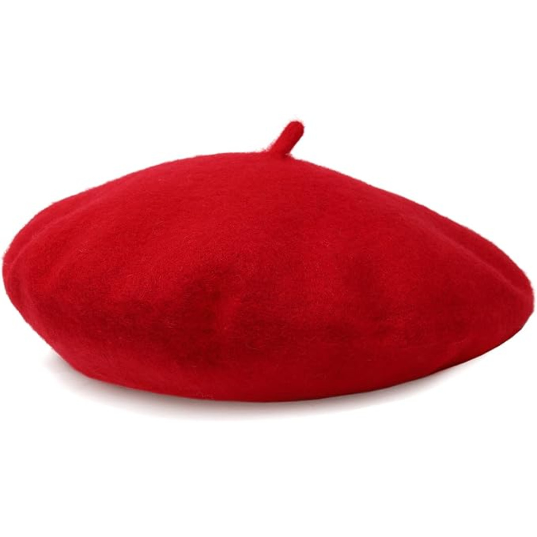 Evelyne Classic French Wool Beret for Autumn and Winter