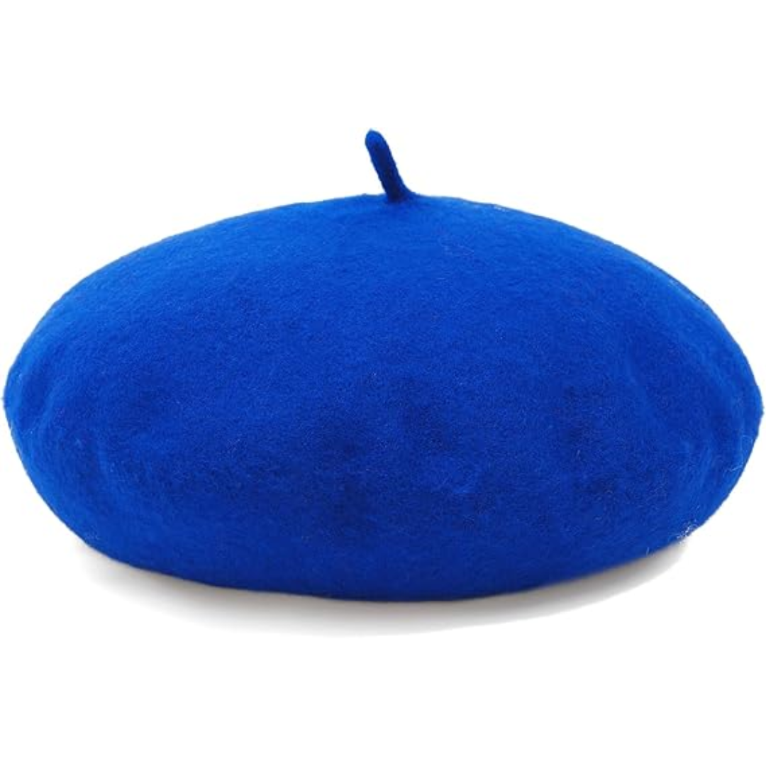Evelyne Classic French Wool Beret for Autumn and Winter