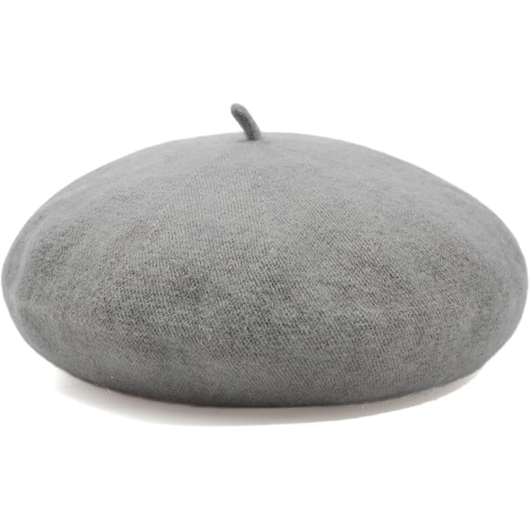 Evelyne Classic French Wool Beret for Autumn and Winter