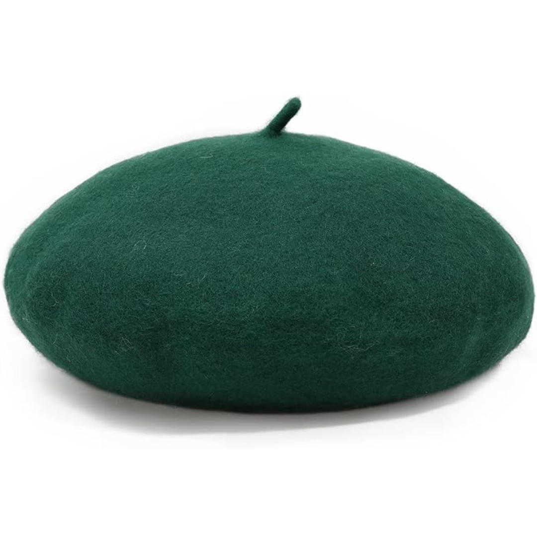 Evelyne Classic French Wool Beret for Autumn and Winter
