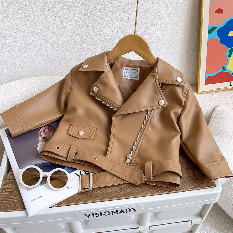 Oliver Classic Faux Leather Jacket for Boys