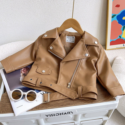 Oliver Classic Faux Leather Jacket for Boys