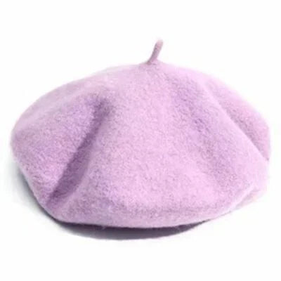 Marlene Classic Stretch Wool Beret for Winter
