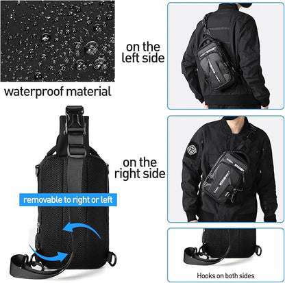 UrbanLite Compact Crossbody Sling Backpack for Travel