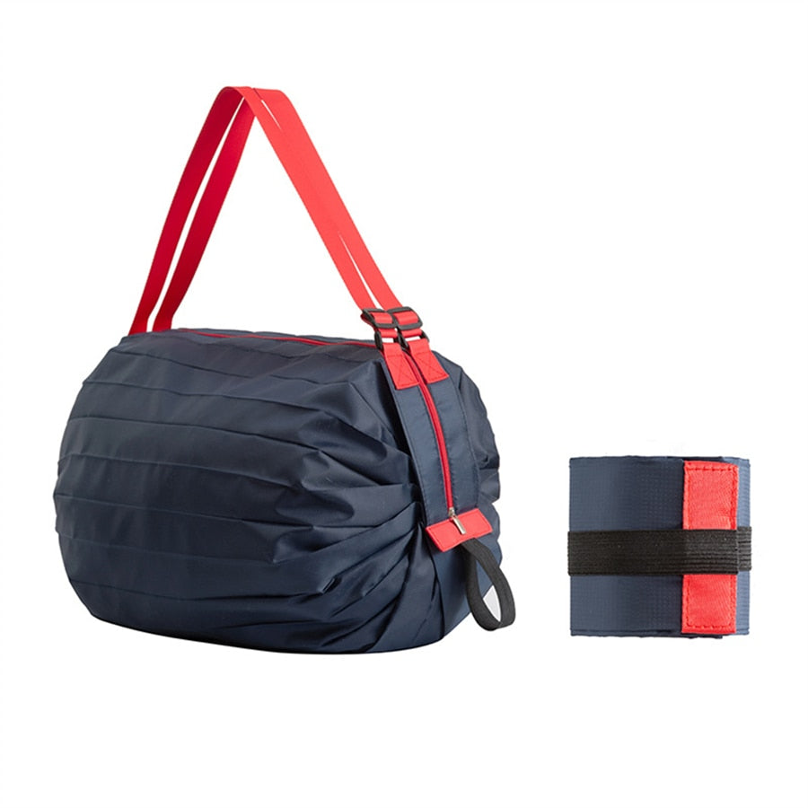 Camille Foldable Large Oxford Shopping Tote Bag