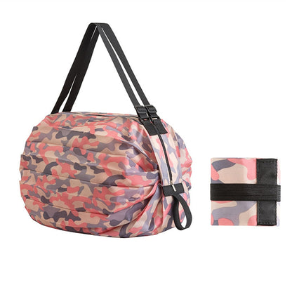 Camille Foldable Large Oxford Shopping Tote Bag