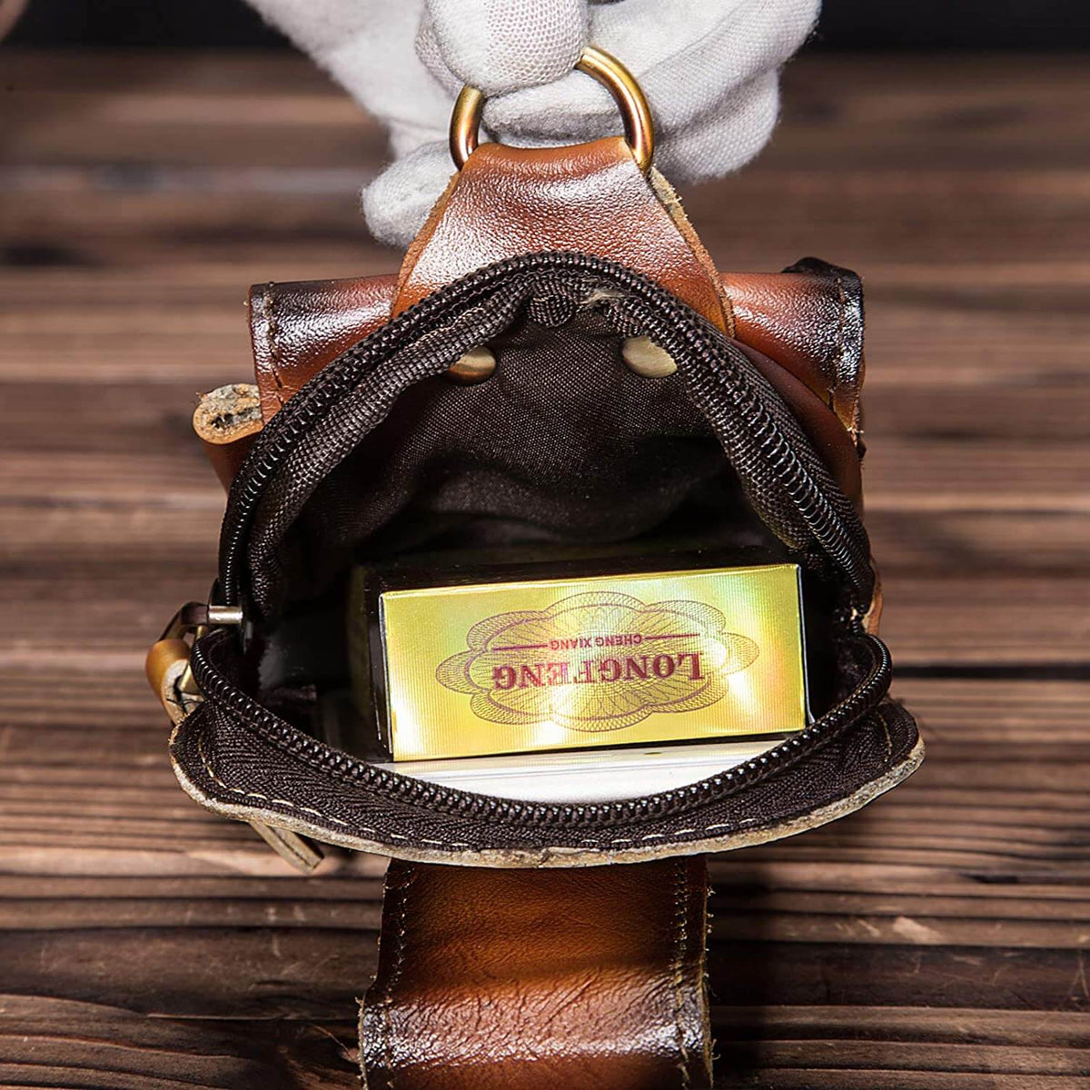 Lorenzo Genuine Leather Waist Pack for Travel