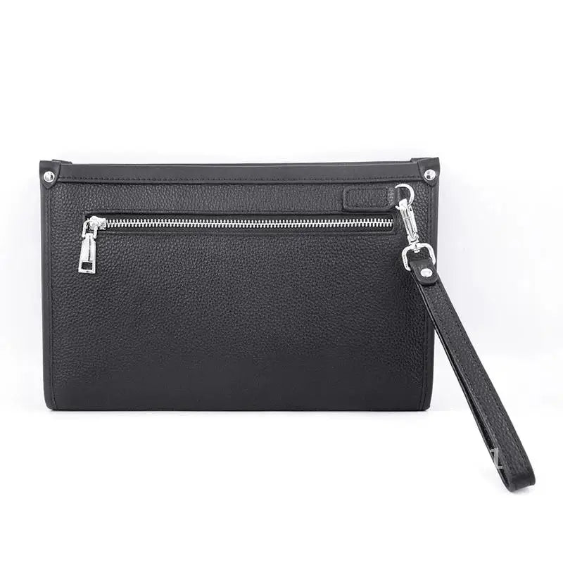 Sebastian Leather Business Clutch with Fingerprint Lock
