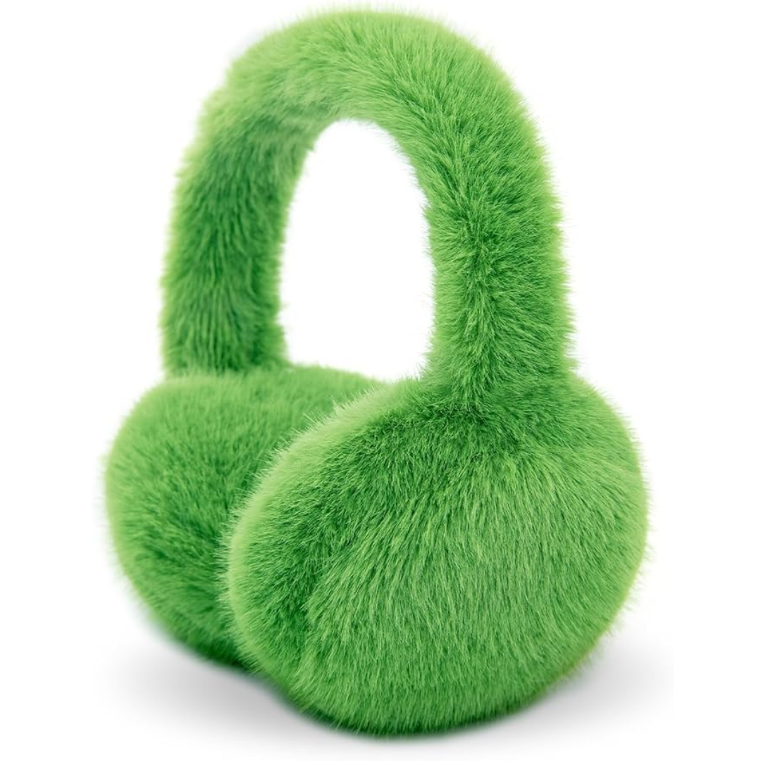 FauxSnugs Fluffy Ear Warmers for Winter with Fleece Lining
