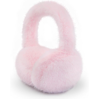 FauxSnugs Fluffy Ear Warmers for Winter with Fleece Lining