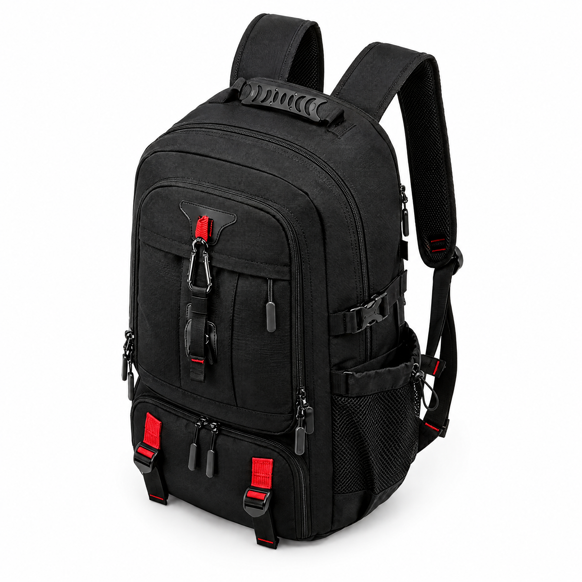 Ellis Expandable 60L Laptop Travel Backpack in Black