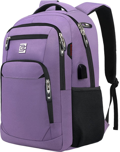 Quinn Slim Anti-Theft Laptop Backpack with USB Port