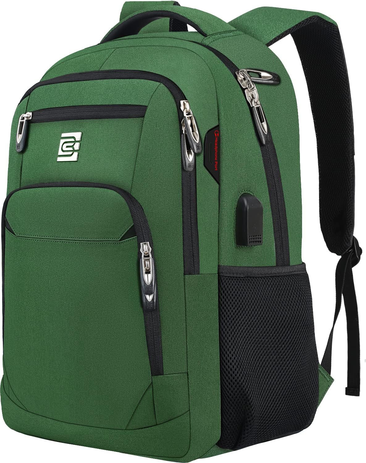 Quinn Slim Anti-Theft Laptop Backpack with USB Port