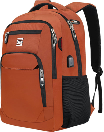 Quinn Slim Anti-Theft Laptop Backpack with USB Port