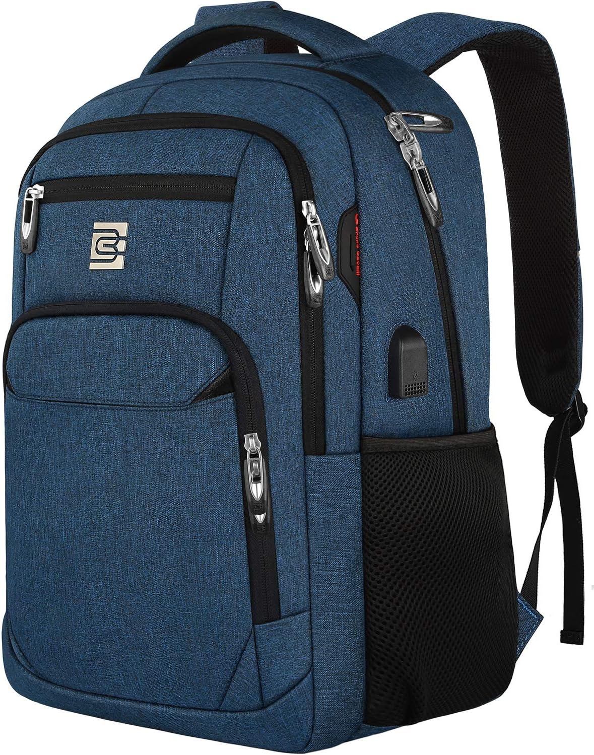 Quinn Slim Anti-Theft Laptop Backpack with USB Port