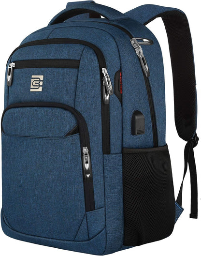 Quinn Slim Anti-Theft Laptop Backpack with USB Port